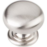 Florence Knob, 1-1/4" Dia.,  Satin Nickel alt 0