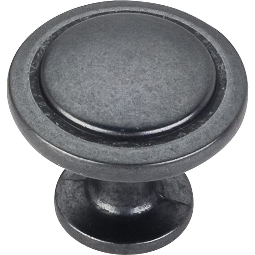Gatsby Knob, 1-1/4" Dia.,  Gun Metal alt 0