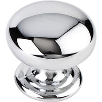 Florence Knob, 1-1/4" Dia.,  Polished Chrome alt 0