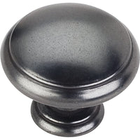 Gatsby Knob, 1-3/16" Dia.,  Gun Metal alt 0