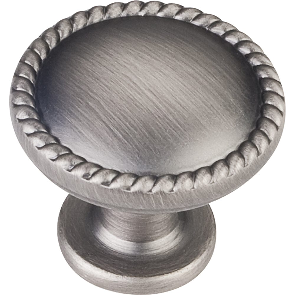 Lindos Round Knob, 1-1/4" Dia.,  Brushed Pewter alt 0