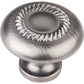 Cypress Knob, 1-1/4" Dia.,  Brushed Pewter alt 0