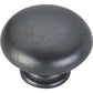 Gatsby Knob, 1-3/16" Dia.,  Gun Metal alt 0