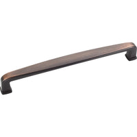 Milan 1 Plain Square Pull, 160 mm C/C, Brushed Oil Rubbed Bronze alt 0