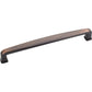 Milan 1 Plain Square Pull, 160 mm C/C, Brushed Oil Rubbed Bronze alt 0