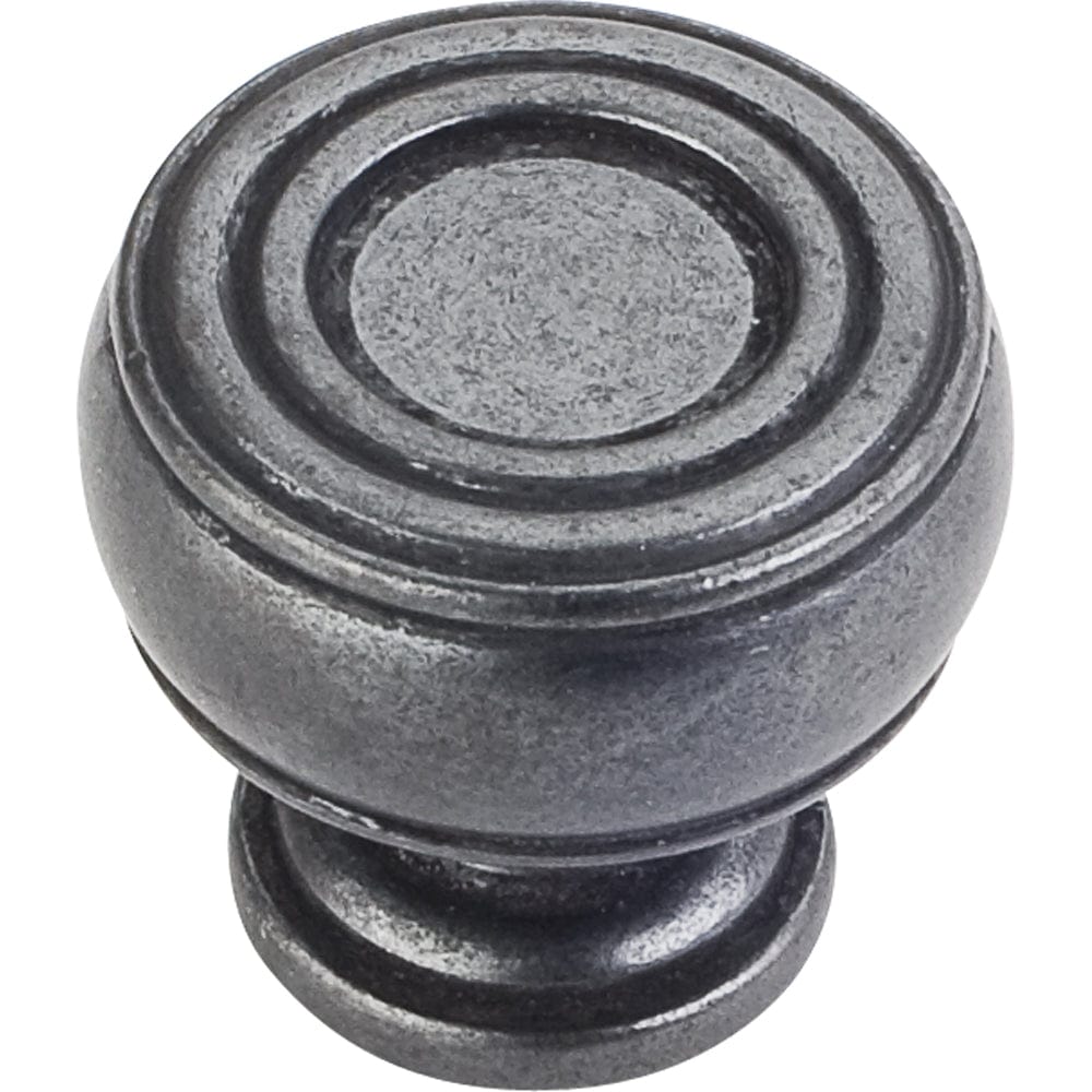 Bremen 2 Barrel Knob, 1-3/16" Dia.,  Gun Metal alt 0