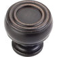 Bremen 2 Barrel Knob, 1-3/16" Dia.,  Brushed Oil Rubbed Bronze alt 0