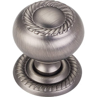 Rhodes Knob, 1-1/4" Dia., Brushed Pewter alt 0
