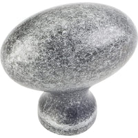 Lyon Knob, 1-9/16" O.L., Distressed Antique Silver alt 0