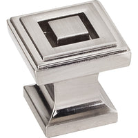  Delmar Knob 1" O.L., Satin Nickel alt 0