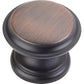 Cordova Knob, 1-3/8" Dia.,  Brushed Oil Rubbed Bronze alt 0