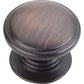 Durham Knob, 1-1/4" Dia.,  Brushed Oil Rubbed Bronze alt 0