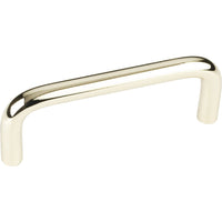 Torino Wire Pull, 3" C/C, Polished Brass alt 0