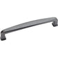 Milan 1 Plain Square Pull, 128 mm C/C, Gun Metal alt 0