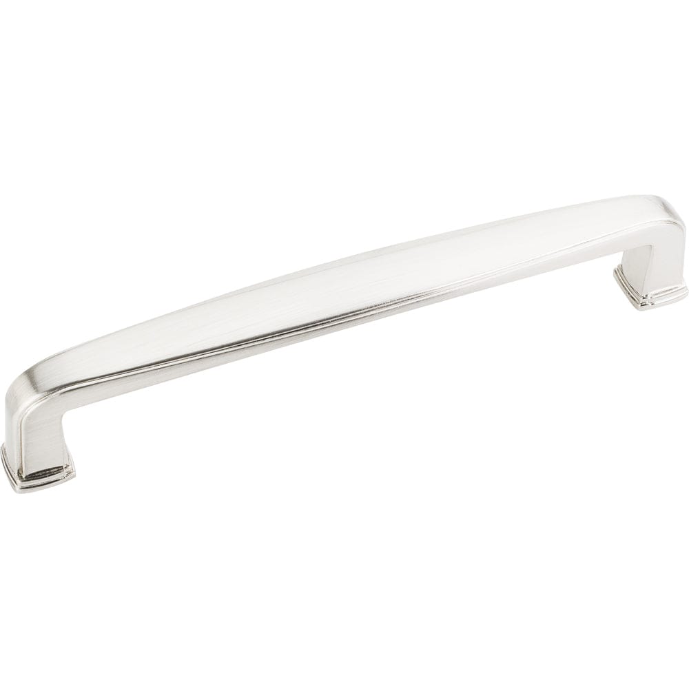 Milan 1 Plain Square Pull, 128 mm C/C, Satin Nickel alt 0