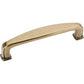 Milan 1 Plain Square Pull, 96 mm C/C,  Distressed Antique Brass alt 0