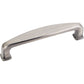 Milan 1 Plain Square Pull, 96 mm C/C, Brushed Pewter alt 0