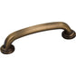Bremen 1 Pull, 96 mm C/C, Antique Brushed Satin Brass alt 0