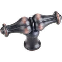  Bella "T" Knob, 2-1/4"  O.L., Brushed Oil Rubbed Bronze alt 0
