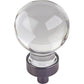 Harlow Small Sphere Glass Knob, 1-1/16" Dia Brushed Oil Rubbed Bronze alt 0