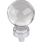 Harlow Small Sphere Glass Knob, 1-1/16" Dia Polished Chrome alt 0