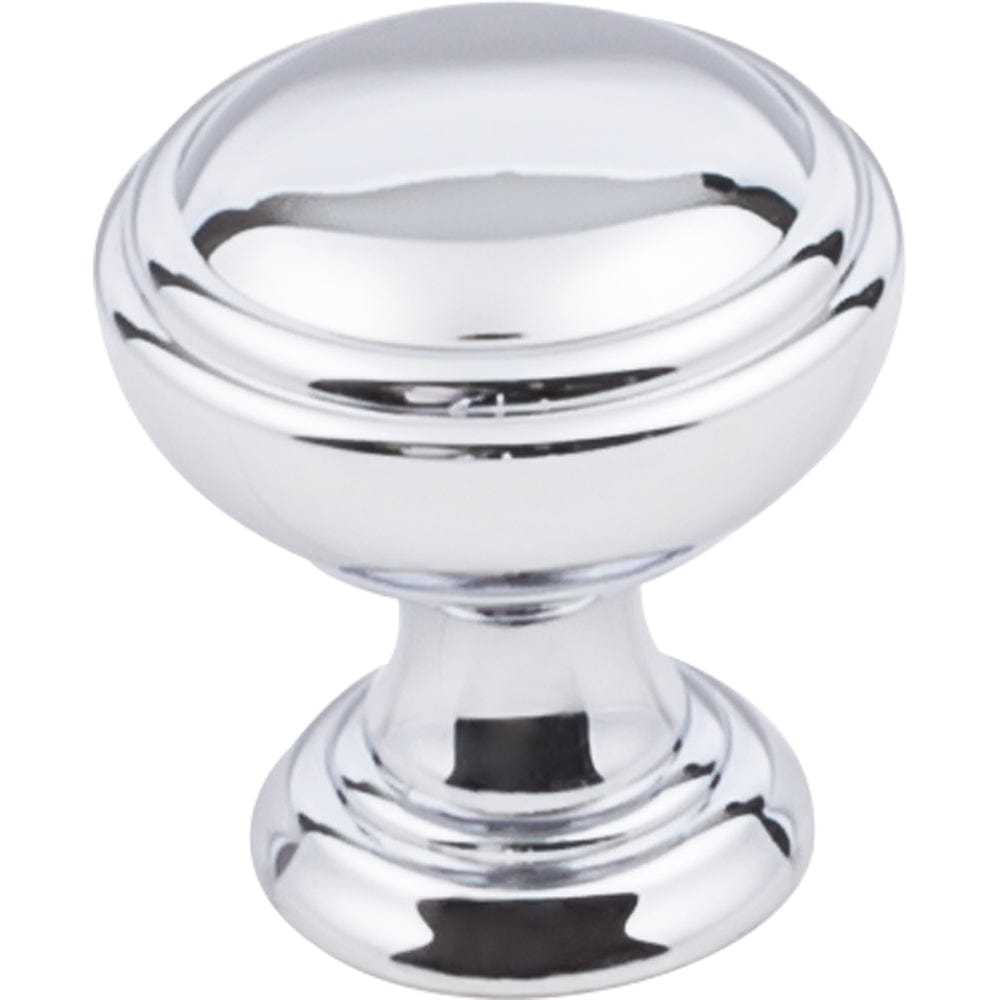 Tiffany Knob, 1-1/4" Dia.,  Polished Chrome alt 0