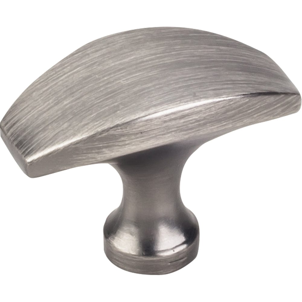 Cosgrove Knob, 1-1/2" O.L., Brushed Pewter alt 0