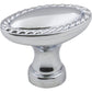 Lindos Oblong Knob, 1-3/8" O.L., Polished Chrome alt 0