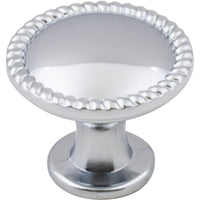 Lindos Round Knob, 1-1/4" Dia.,  Polished Chrome alt 0