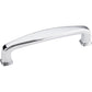 Milan 1 Plain Square Pull, 96 mm C/C, Polished Chrome alt 0