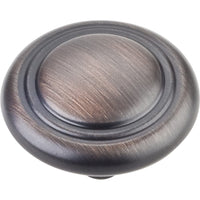 Knobs 1-1/4" Dia 10-pack, Brushed Oil Rubbed Bronze alt 0