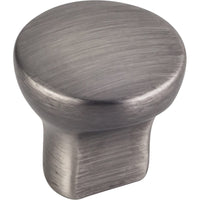 Brenton Knob 1" Dia  Brushed Pewter alt 0