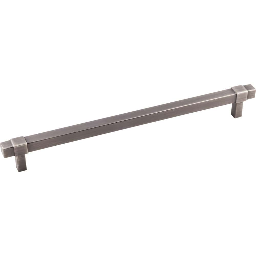 Zane Pull, 224 mm C/C, Finish  -Brushed Pewter alt 0
