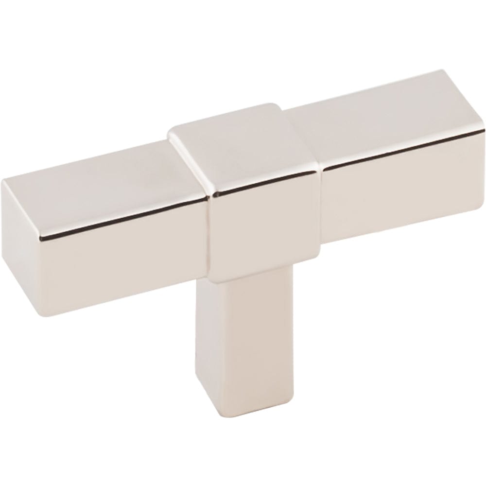 Zane "T" Knob, 2" O.L., Polished Nickel alt 0