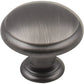 Gatsby Knob, 1-3/16" Dia.,  Brushed Pewter alt 0