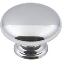 Gatsby Knob, 1-3/16" Dia.,  Polished Chrome alt 0