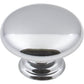 Gatsby Knob, 1-3/16" Dia.,  Polished Chrome alt 0