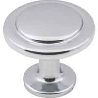 Gatsby Knob, 1-1/4" Dia.,  Polished Chrome alt 0