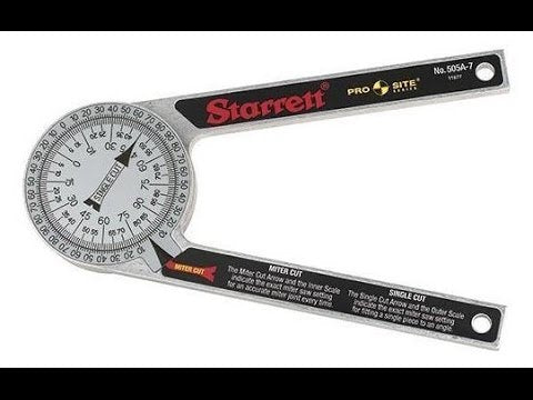 Starrett 7\" Pro Site Protractor