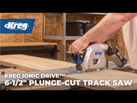 Kreg 20V Ionic Drive™ 6-1/2\" Plunge-Cut Track Saw