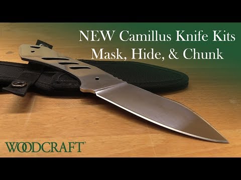 Mask Fixed Blade Knife for Hunting and Fishing - 9" - Unfinished Kit alt 999
